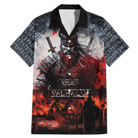 Viking Valhalla Family Matching Mermaid Dress and Hawaiian Shirt Norseman and Burning Battlefield - Wonder Print Shop