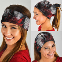 Viking Valhalla Neck Gaiter Norseman and Burning Battlefield - Wonder Print Shop