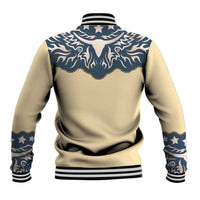 Vintage Western Yoke Shirt Ornament Style Baseball Jacket - Wonder Print Shop