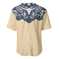 Vintage Western Yoke Shirt Ornament Style Baseball Jersey - Wonder Print Shop