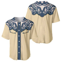 Vintage Western Yoke Shirt Ornament Style Baseball Jersey - Wonder Print Shop