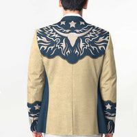 Vintage Western Yoke Shirt Ornament Style Blazer - Wonder Print Shop