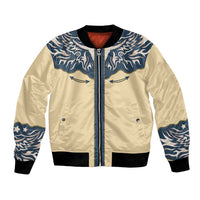 Vintage Western Yoke Shirt Ornament Style Bomber Jacket - Wonder Print Shop