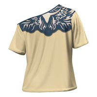 Vintage Western Yoke Shirt Ornament Style Cross Shoulder Shirt - Wonder Print Shop