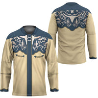 Vintage Western Yoke Shirt Ornament Style Hockey Jersey - Wonder Print Shop