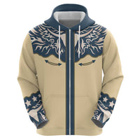 Vintage Western Yoke Shirt Ornament Style Hoodie - Wonder Print Shop