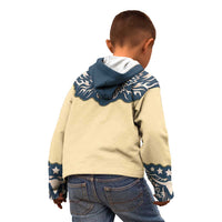 Vintage Western Yoke Shirt Ornament Style Kid Hoodie - Wonder Print Shop
