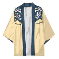 Vintage Western Yoke Shirt Ornament Style Kimono - Wonder Print Shop