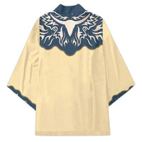 Vintage Western Yoke Shirt Ornament Style Kimono - Wonder Print Shop