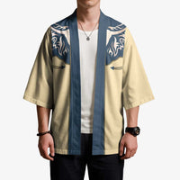 Vintage Western Yoke Shirt Ornament Style Kimono - Wonder Print Shop