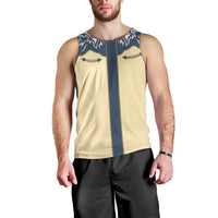 Vintage Western Yoke Shirt Ornament Style Men Tank Top - Wonder Print Shop