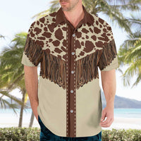 Vintage Western Cow Yoke Shirt Fringe Style Hawaiian Shirt - Wonder Print Shop
