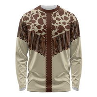 Vintage Western Cow Yoke Shirt Fringe Style Long Sleeve Shirt - Wonder Print Shop