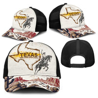 Texas Heritage Vintage Style Baseball Net Cap Howdy Y’all and Lone Star State - Wonder Print Shop