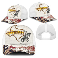 Texas Heritage Vintage Style Baseball Net Cap Howdy Y’all and Lone Star State - Wonder Print Shop