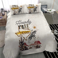 Texas Heritage Vintage Style Bedding Set Howdy Y’all and Lone Star State - Wonder Print Shop