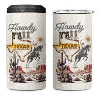 Texas Heritage Vintage Style 4 in 1 Can Cooler Tumbler Howdy Y’all and Lone Star State - Wonder Print Shop