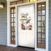 Texas Heritage Vintage Style Door Cover Howdy Y’all and Lone Star State - Wonder Print Shop