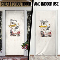 Texas Heritage Vintage Style Door Cover Howdy Y’all and Lone Star State - Wonder Print Shop