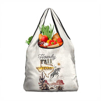 Texas Heritage Vintage Style Grocery Bag Howdy Y’all and Lone Star State - Wonder Print Shop