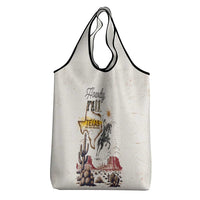 Texas Heritage Vintage Style Grocery Bag Howdy Y’all and Lone Star State - Wonder Print Shop