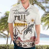 Texas Heritage Vintage Style Hawaiian Shirt Howdy Y’all and Lone Star State - Wonder Print Shop