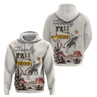 Texas Heritage Vintage Style Hoodie Howdy Y’all and Lone Star State - Wonder Print Shop