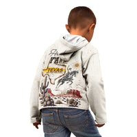 Texas Heritage Vintage Style Kid Hoodie Howdy Y’all and Lone Star State - Wonder Print Shop