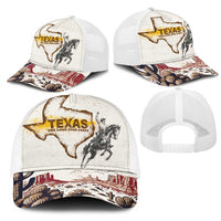Texas Heritage Vintage Style Mesh Trucker Cap Howdy Y’all and Lone Star State - Wonder Print Shop