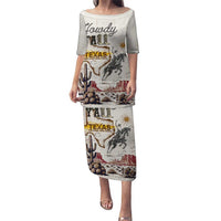 Texas Heritage Vintage Style Puletasi Howdy Y’all and Lone Star State - Wonder Print Shop