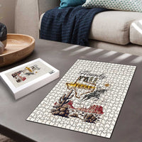 Texas Heritage Vintage Style Puzzle Howdy Y’all and Lone Star State - Wonder Print Shop