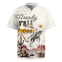 Texas Heritage Vintage Style Rugby Jersey Howdy Y’all and Lone Star State - Wonder Print Shop