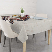 Texas Heritage Vintage Style Tablecloth Howdy Y’all and Lone Star State - Wonder Print Shop