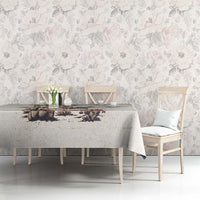 Texas Heritage Vintage Style Tablecloth Howdy Y’all and Lone Star State - Wonder Print Shop