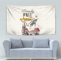 Texas Heritage Vintage Style Tapestry Howdy Y’all and Lone Star State - Wonder Print Shop