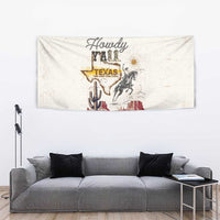 Texas Heritage Vintage Style Tapestry Howdy Y’all and Lone Star State - Wonder Print Shop