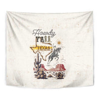 Texas Heritage Vintage Style Tapestry Howdy Y’all and Lone Star State - Wonder Print Shop