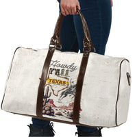 Texas Heritage Vintage Style Travel Bag Howdy Y’all and Lone Star State - Wonder Print Shop