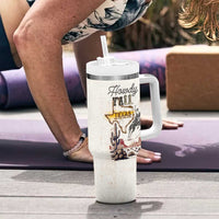 Texas Heritage Vintage Style Tumbler With Handle Howdy Y’all and Lone Star State - Wonder Print Shop