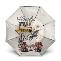Texas Heritage Vintage Style Umbrella Howdy Y’all and Lone Star State - Wonder Print Shop