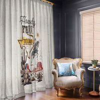 Texas Heritage Vintage Style Window Curtain Howdy Y’all and Lone Star State - Wonder Print Shop