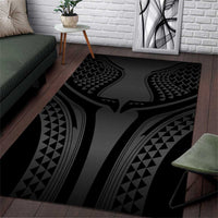 Hawaiian Kakau Art Tattoos Aquaman Style Area Rug Special Edition - Wonder Print Shop