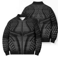 Hawaiian Kakau Art Tattoos Aquaman Style Bomber Puffer Jacket Special Edition - Wonder Print Shop