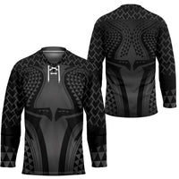 Hawaiian Kakau Art Tattoos Aquaman Style Hockey Jersey Special Edition - Wonder Print Shop
