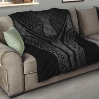 Hawaiian Kakau Art Tattoos Aquaman Style Quilt Special Edition - Wonder Print Shop