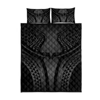 Hawaiian Kakau Art Tattoos Aquaman Style Quilt Bed Set Special Edition - Wonder Print Shop