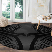 Hawaiian Kakau Art Tattoos Aquaman Style Round Carpet Special Edition - Wonder Print Shop