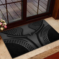 Hawaiian Kakau Art Tattoos Aquaman Style Rubber Doormat Special Edition - Wonder Print Shop
