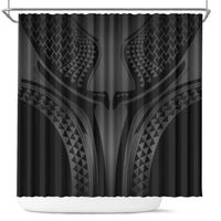 Hawaiian Kakau Art Tattoos Aquaman Style Shower Curtain Special Edition - Wonder Print Shop