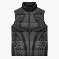 Hawaiian Kakau Art Tattoos Aquaman Style Sleeveless Puffer Jacket Special Edition - Wonder Print Shop